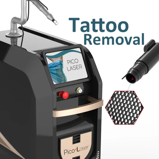 Pico Laser Beauty Equipment 450PS ND YAG Remoção de tatuagem Máquina a laser de picossegundos