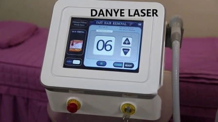 Remoção de pelos faciais a laser de fibra acoplada OEM ODM para mulheres Depilador terminador Laser de diodo 808 nm