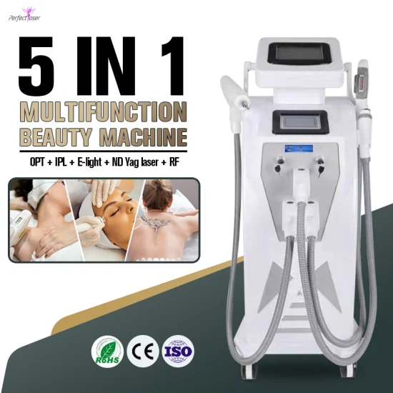 Multifuncional IPL Opt Depilação a Laser Elight RF Rejuvenescimento da Pele Pico ND YAG Picosecond Laser Remoção de Tatuagem Salão de Beleza Máquina Laser