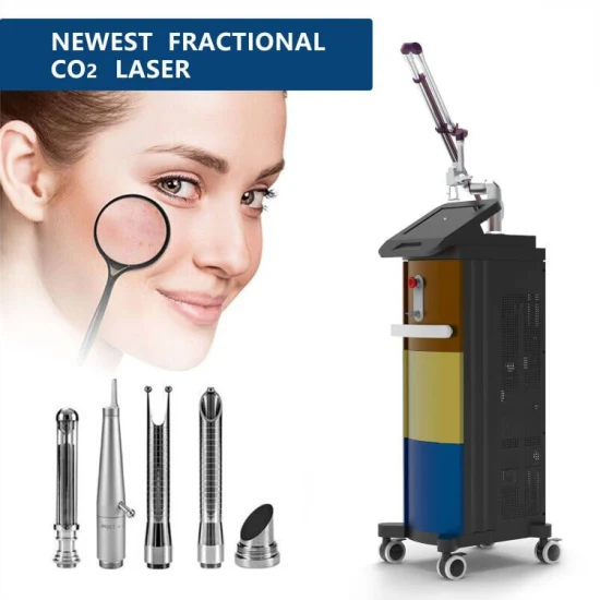 Tubo RF profissional 3D 4D Fractional CO2 Laser para Resurfacing Vaginal da Pele Marcas de Aperto Vaginal Remoção de Cicatrizes de Acne com Treinamento